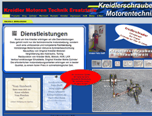 Tablet Screenshot of kreidlerschrauber.de